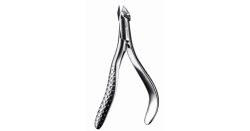 Close-up view of Tweezerman Cuticle Clippers showcasing stainless steel precision blades