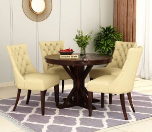 dining table set at wooden street