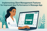 Implementing Client Management Features for Improved App Performance in Massage Therapy App