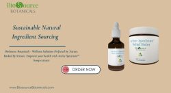 sustainable natural ingredient sourcing