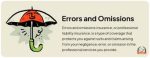 Error and Omission Insurance
