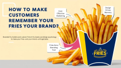 Branded fry holders and custom printed French fry boxes are powerful fast food marketing tools. Learn how to use design psychology to make your fries unforgettable.