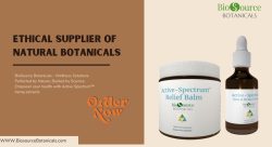 ethical supplier of natural botanicals
