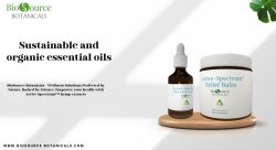 Sustainable and organic essential oils