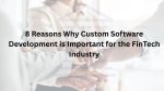 8 Reasons Why Custom Software Development is Important for the FinTech Industry