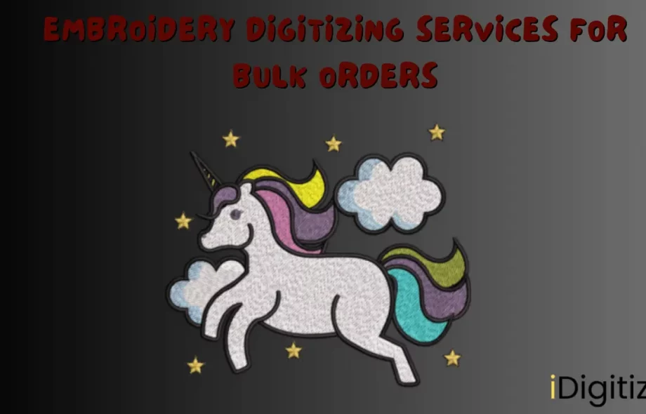 Embroidery Digitizing Services for Bulk Orders