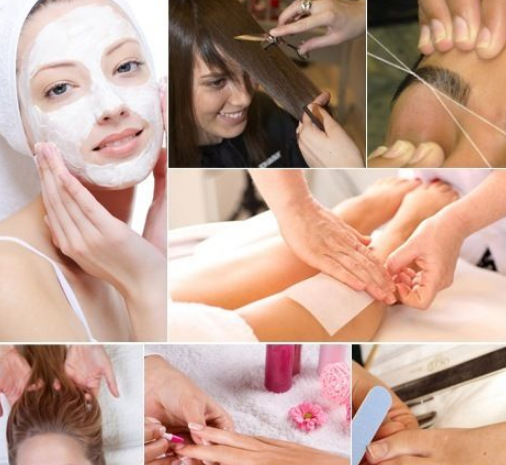 women salon at home